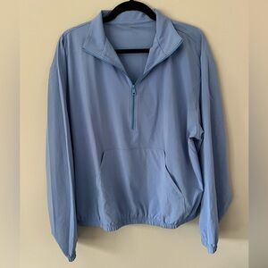 Beyond Yoga Sky Blue Quarter-Zip Top